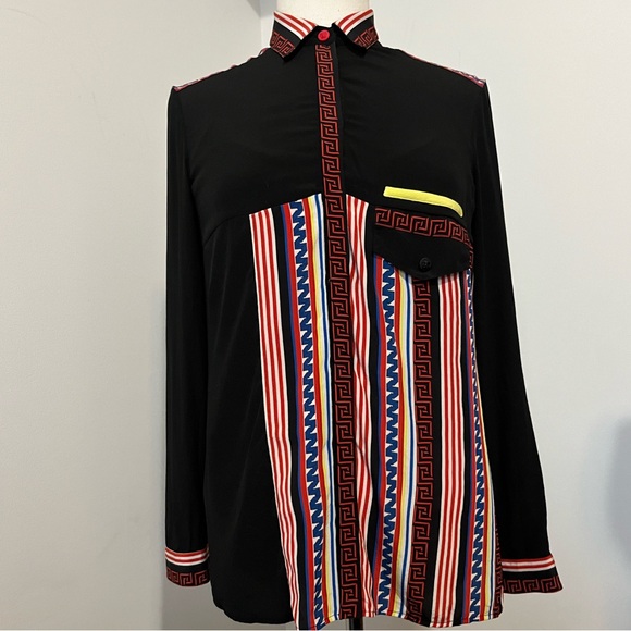 Graphic Versace Blouse Circa 1980 - Picture 7 of 7
